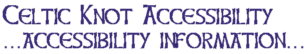 Accessibility Information
